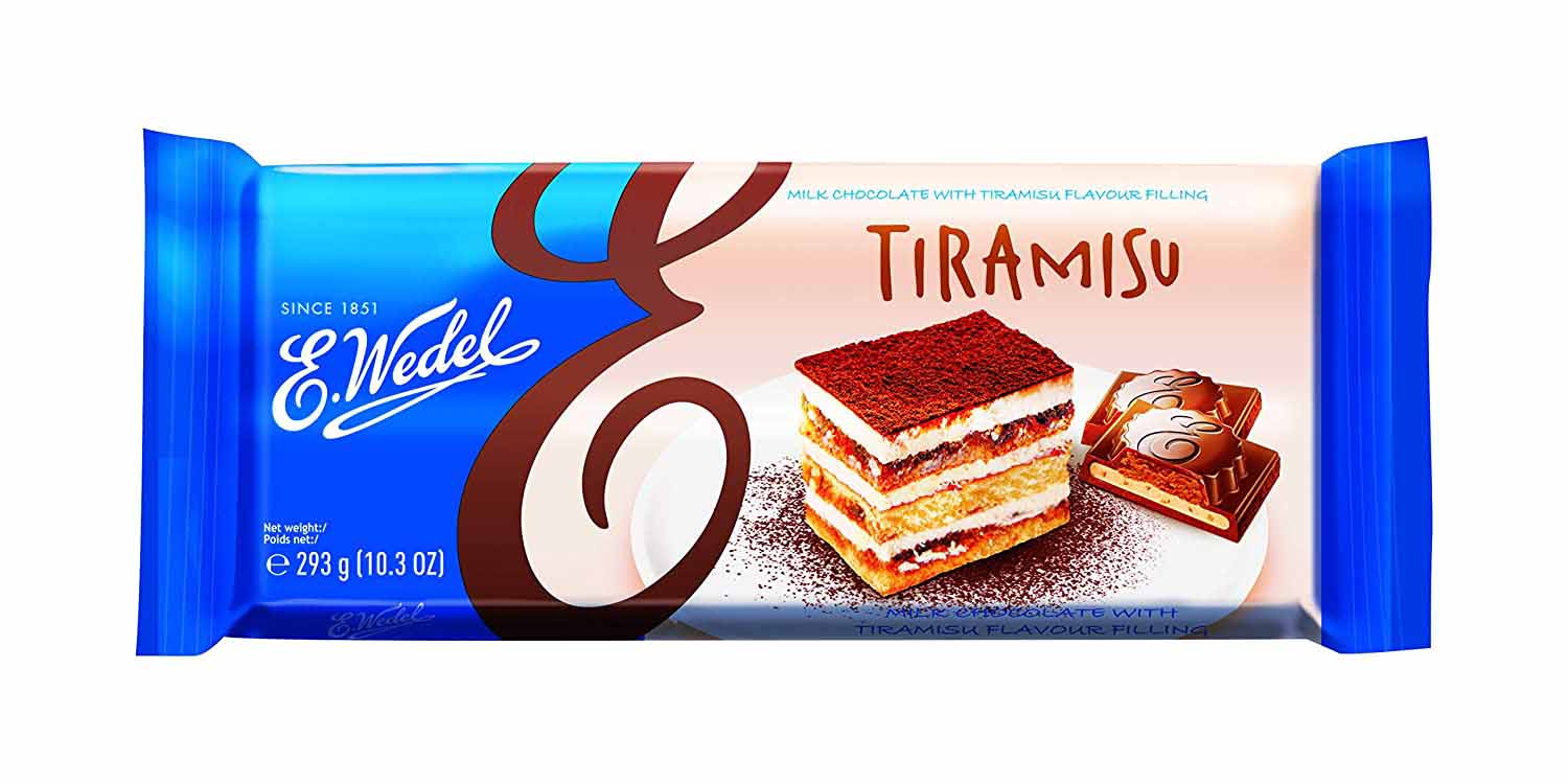 Wedel Tiramisu Filled Milk Chocolate Bar 293g